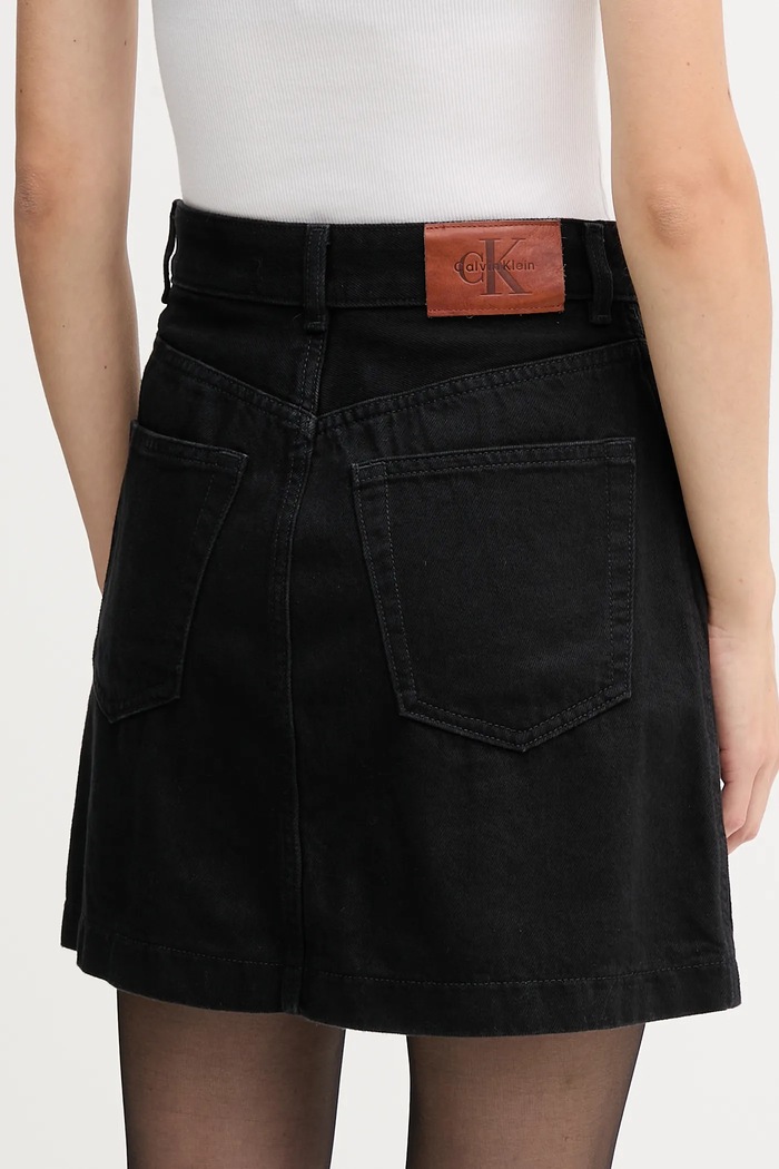 Odzież Calvin Klein Jeans spódnica jeansowa LV047D777G czarny
