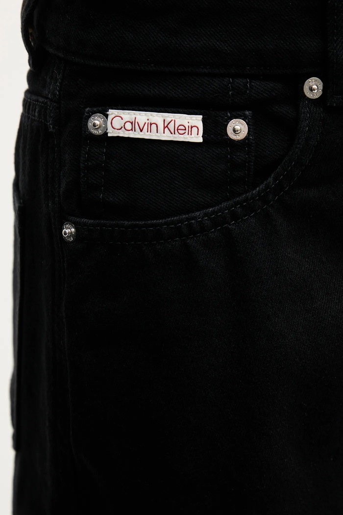 Calvin Klein Jeans spódnica jeansowa LV047D777G czarny