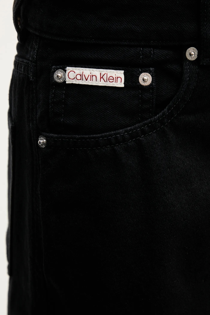 Calvin Klein Jeans spódnica jeansowa LV047D777G czarny