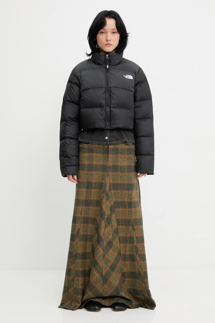 Spódnica bawełniana Rebel Our Legacy zielony W4254RV
