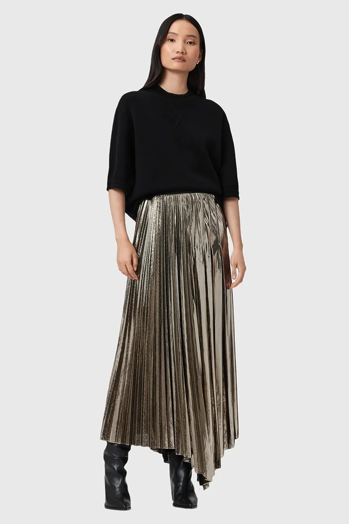 AllSaints fustă JAX W064RD