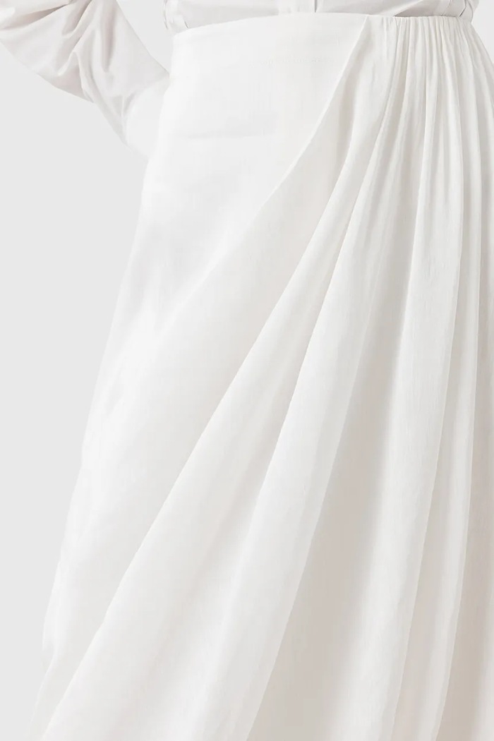 Odjeća Suknja AllSaints NIA W001RD bijela