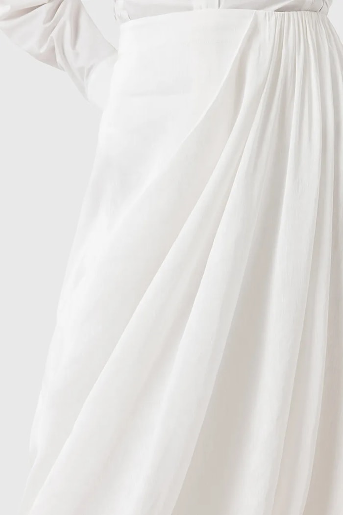 Odjeća Suknja AllSaints NIA W001RD bijela