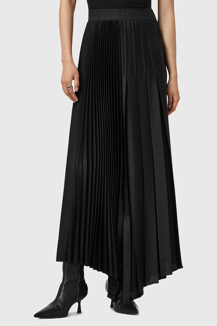Sukňa AllSaints JAX W065RD čierna AW25