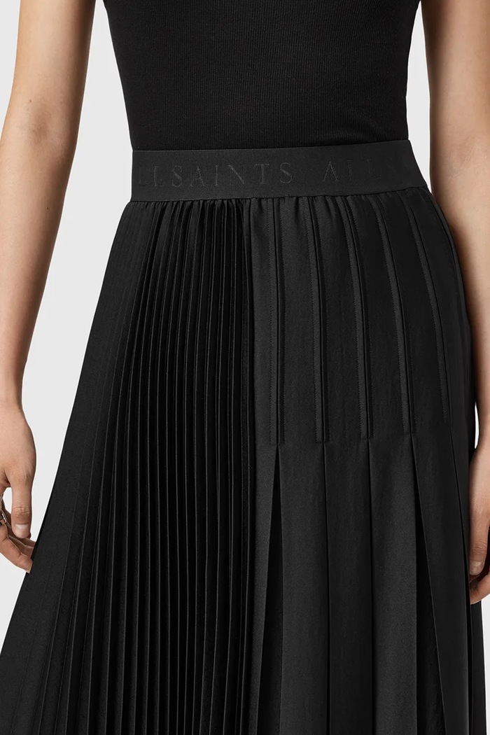 Oblečenie Sukňa AllSaints JAX W065RD čierna