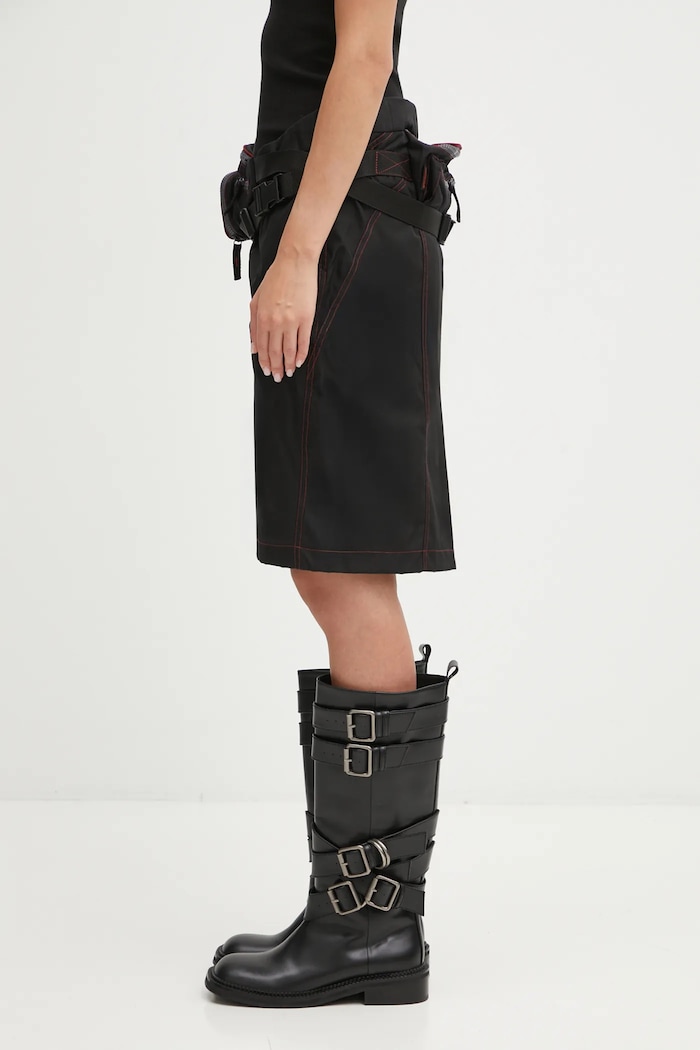 Martine Rose skirt Bumbag 848WO15035 black AW25