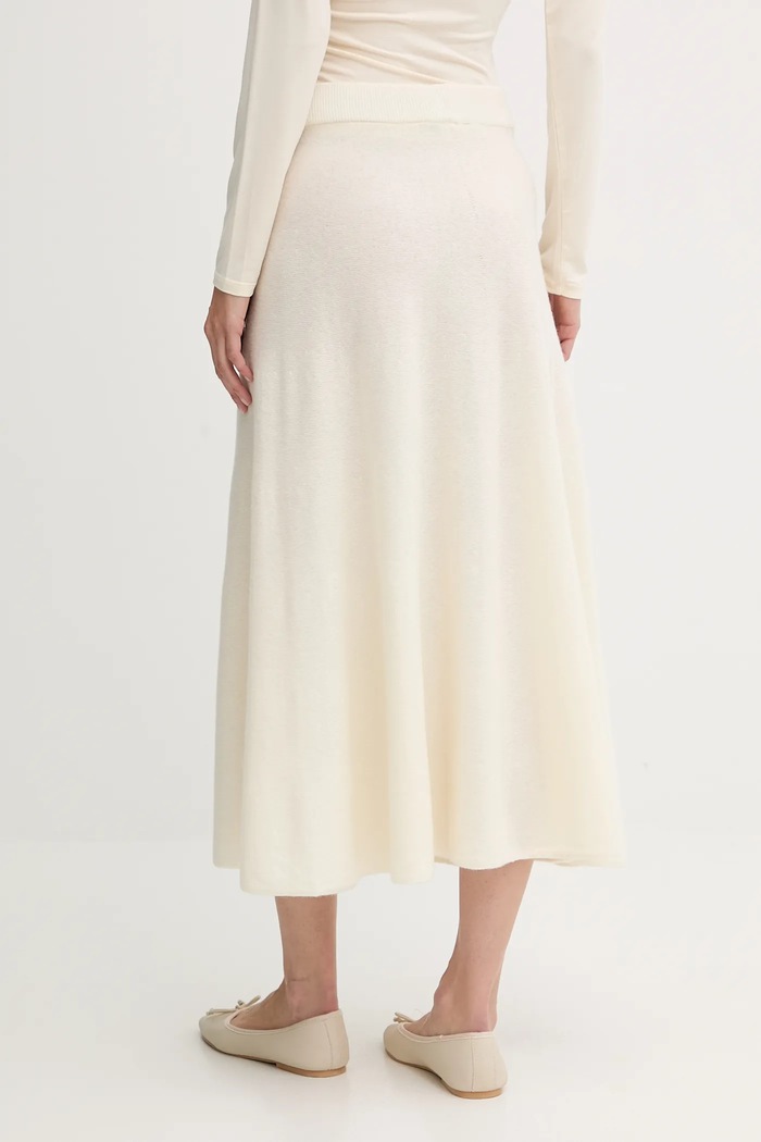 Abbigliamento United Colors of Benetton gonna con lana 1444D002B beige