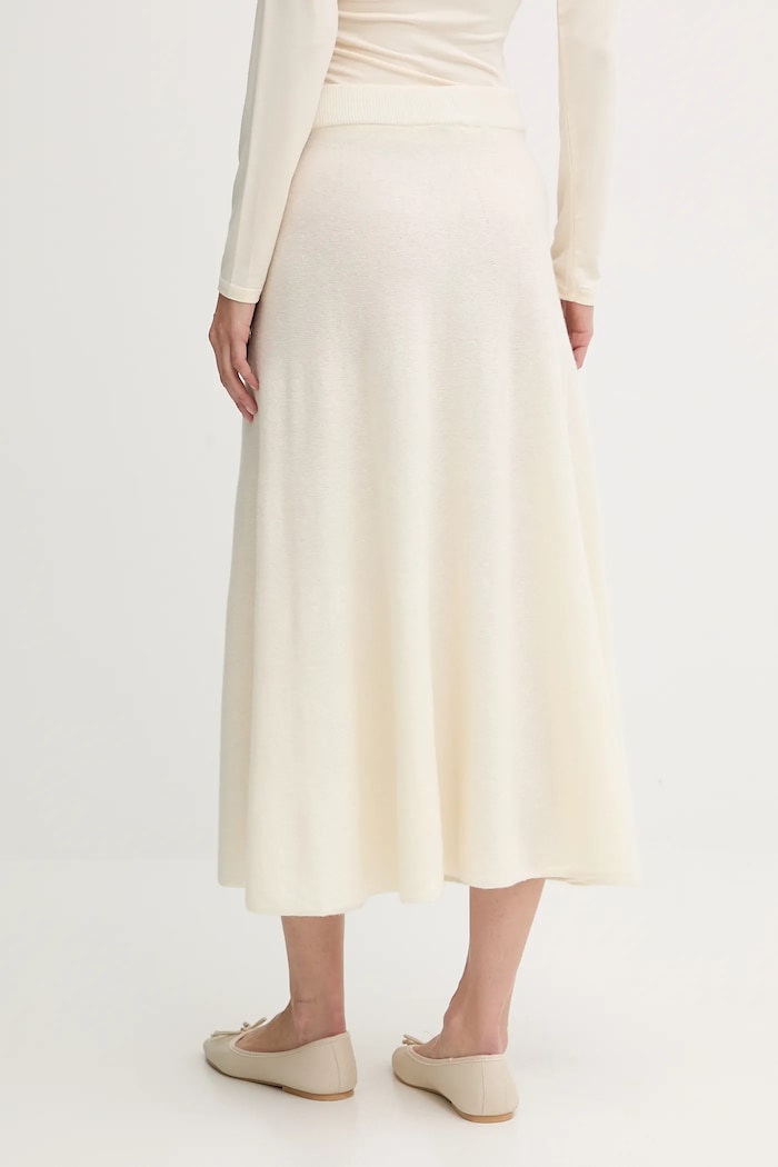 Abbigliamento United Colors of Benetton gonna con lana 1444D002B beige