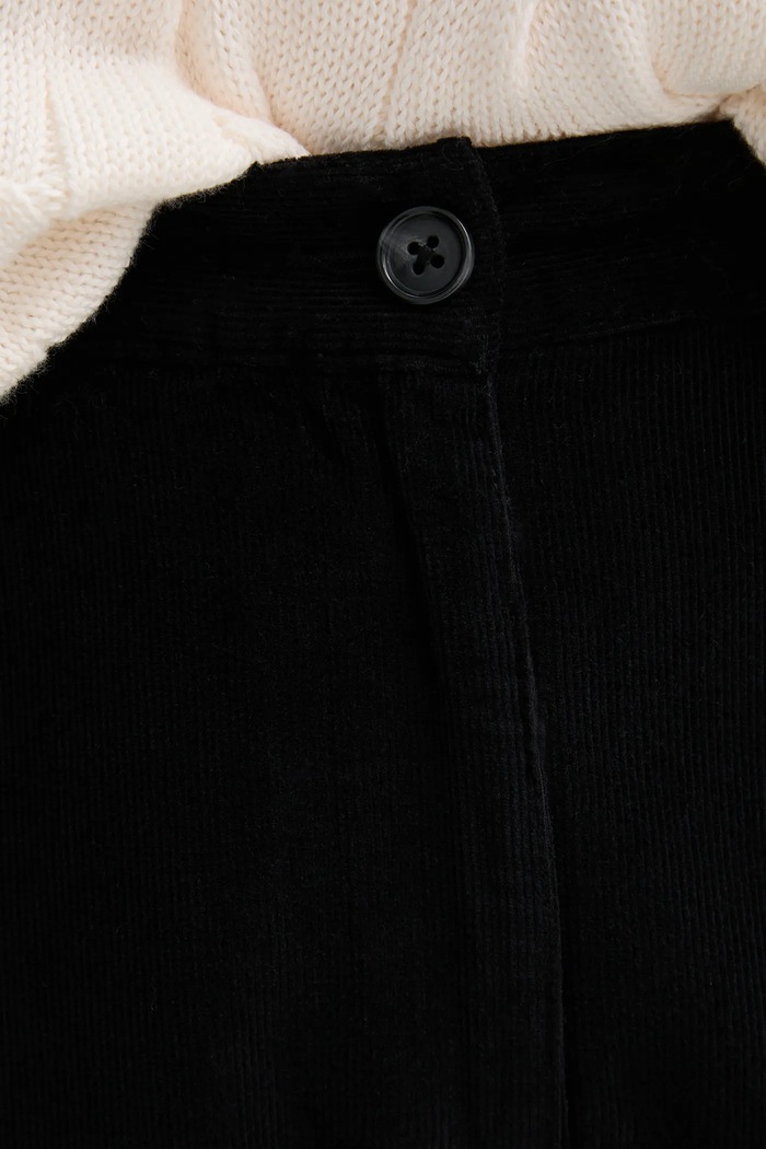 United Colors of Benetton spódnica bawełniana czarny 494BD0058