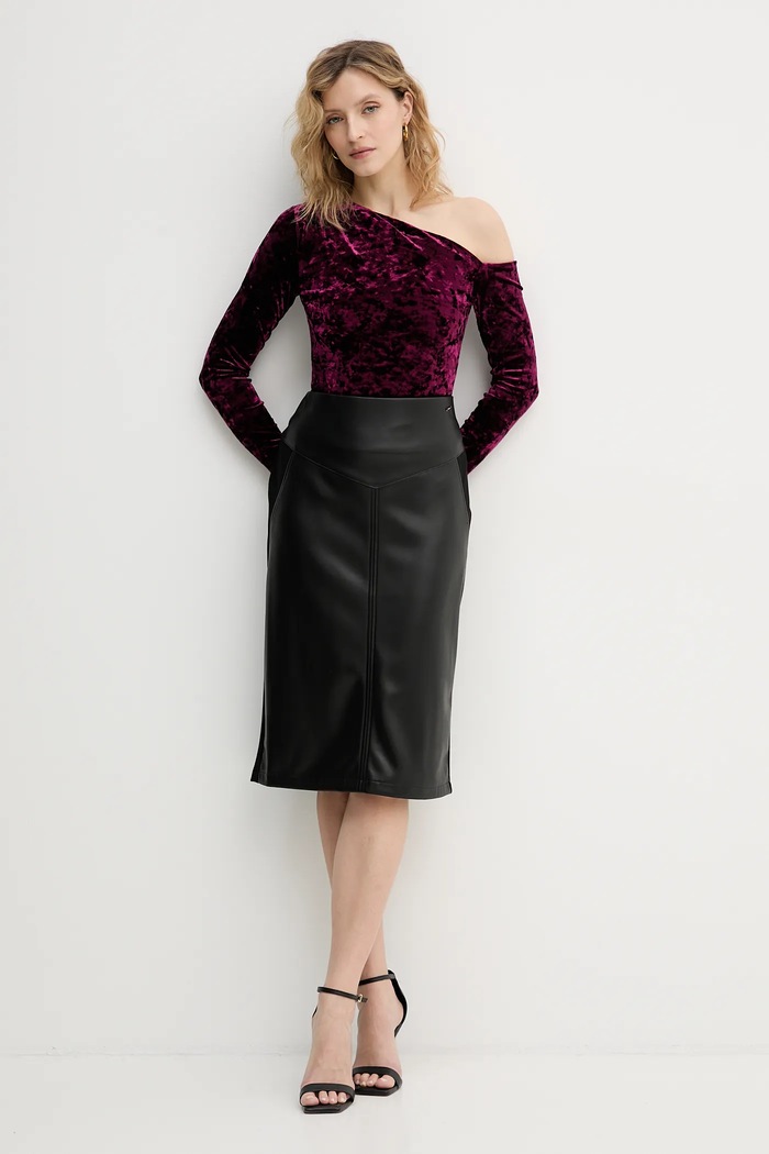 Suknja Morgan JMADO crna AW25