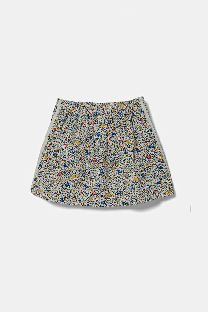 Dziewczynka adidas Originals spódnica bawełniana dziecięca JV7819 beżowy