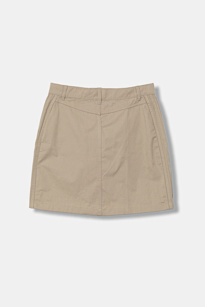 Dziewczynka adidas Originals spódnica bawełniana dziecięca JY2747 beżowy