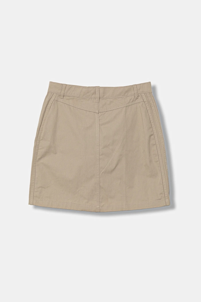 Dziewczynka adidas Originals spódnica bawełniana dziecięca JY2747 beżowy