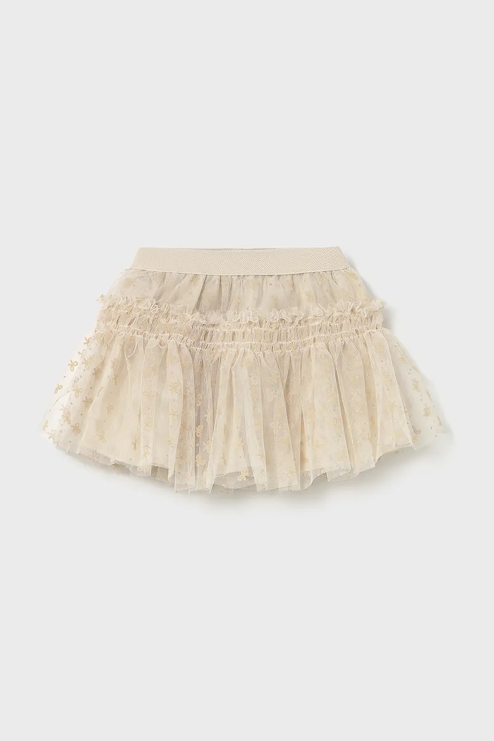 Παιδική φούστα Mayoral 2901.4D.Baby.9BYA μπεζ AW25