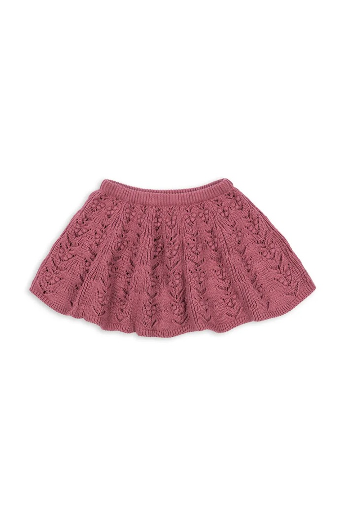 Konges Sløjd spódnica bawełniana dziecięca CABBY SKIRT GOTS bawełna różowy KS103739.9BYA