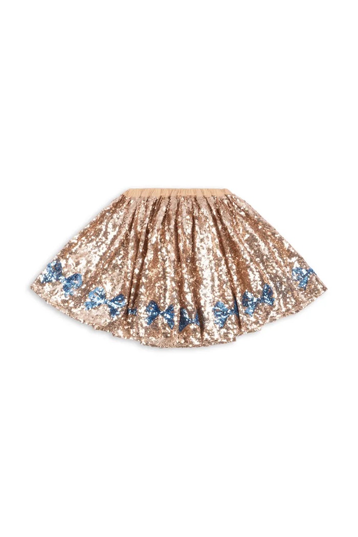 Konges Sløjd spódnica dziecięca STARLA SEQUIN SKIRT KS103992.9BYA złoty AW25