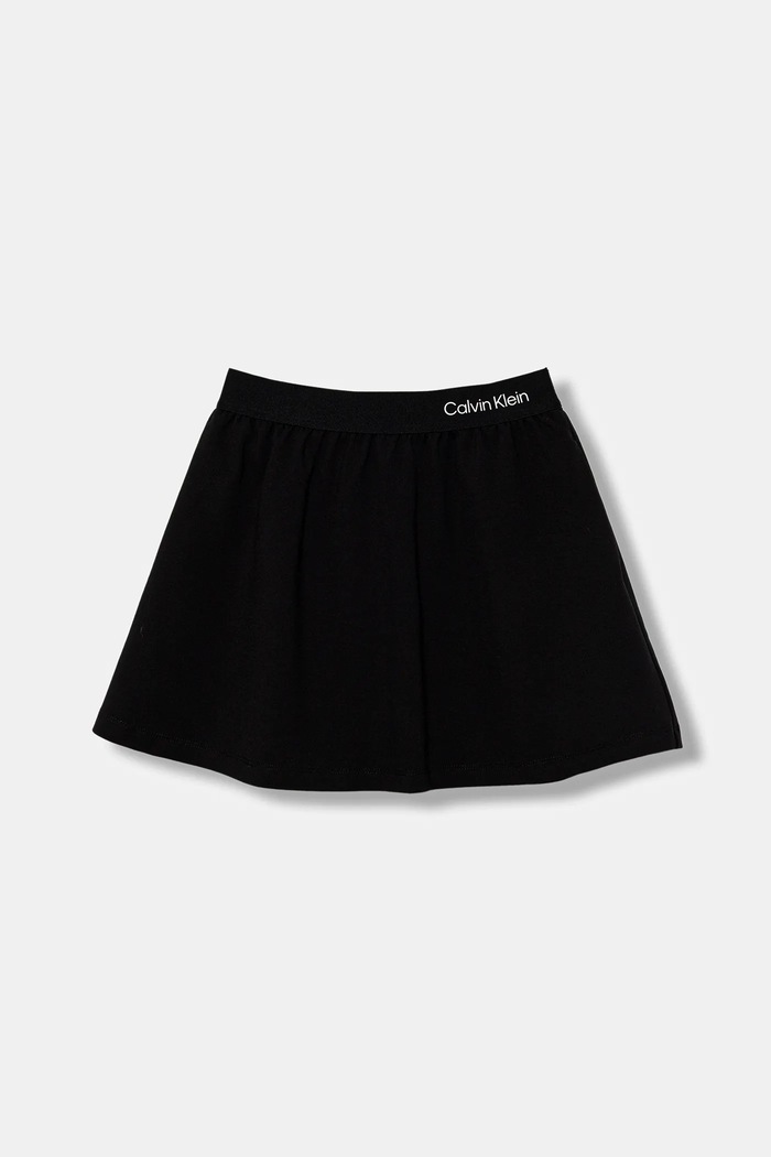 Dětská sukně Calvin Klein Jeans mini černá IG0IG03029.9BYA