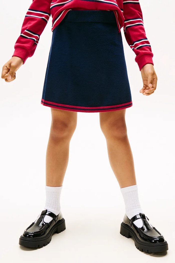 Lány Tommy Hilfiger gyerek szoknya KG0KG08913.9BYA sötétkék