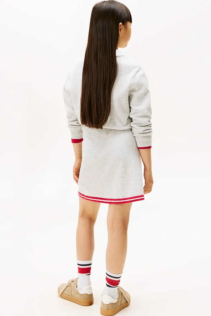 Tommy Hilfiger gyerek szoknya szürke KG0KG08913.9BYA