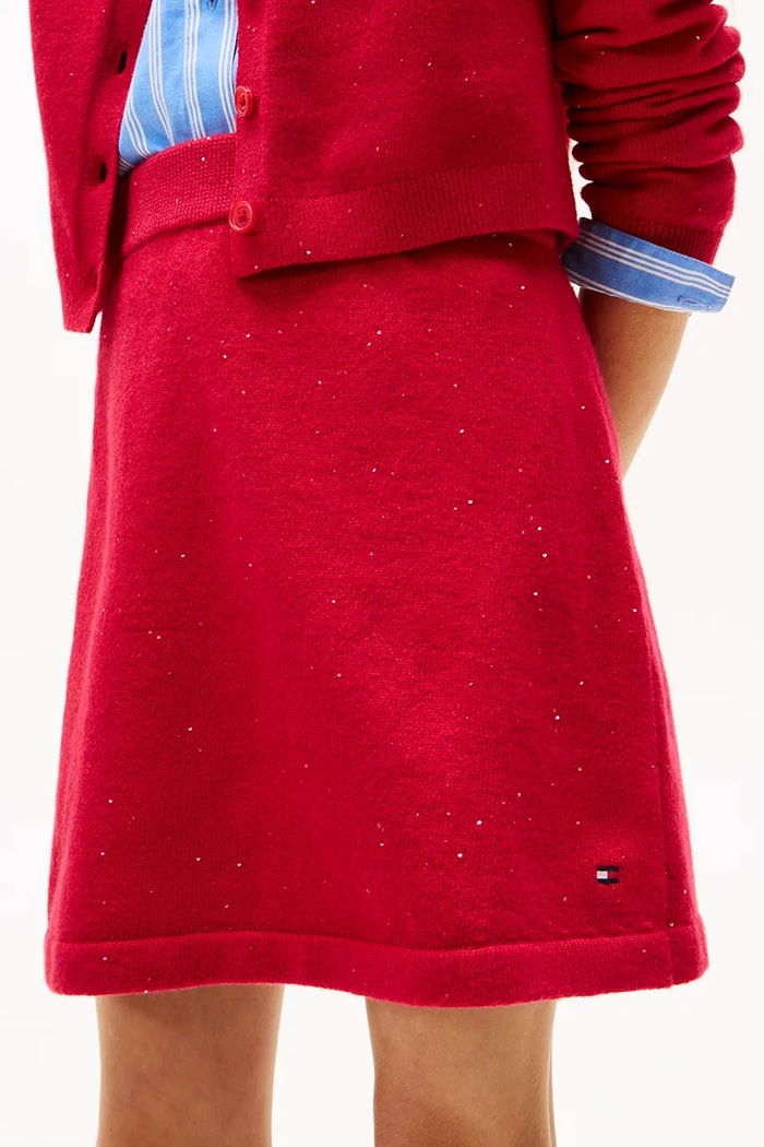 Tommy Hilfiger szoknya piros KG0KG09036.9BYA