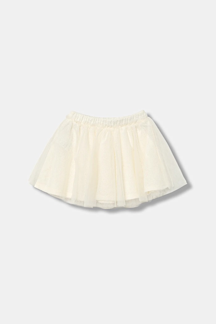 Dětská sukně United Colors of Benetton mini béžová 4JACG0019.P.seasonal