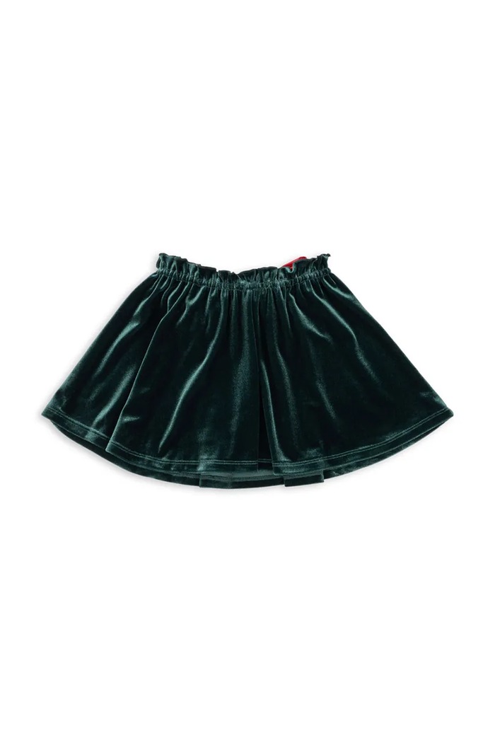 Konges Sløjd fustă fete GIA BOW SKIRT GRS KS104304.9BYA verde AW25