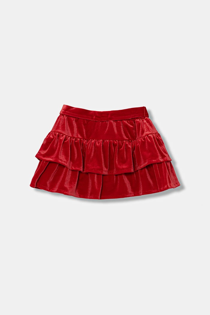 United Colors of Benetton spódnica dziecięca 4WWWG001C.P.Seasonal czerwony AW25