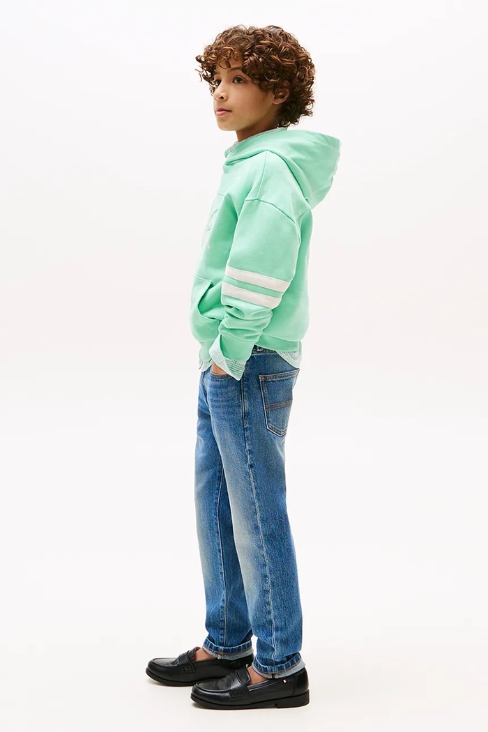 Detské rifle Tommy Hilfiger MODERN STRAIGHT KB0KB09703.9BYA modrá