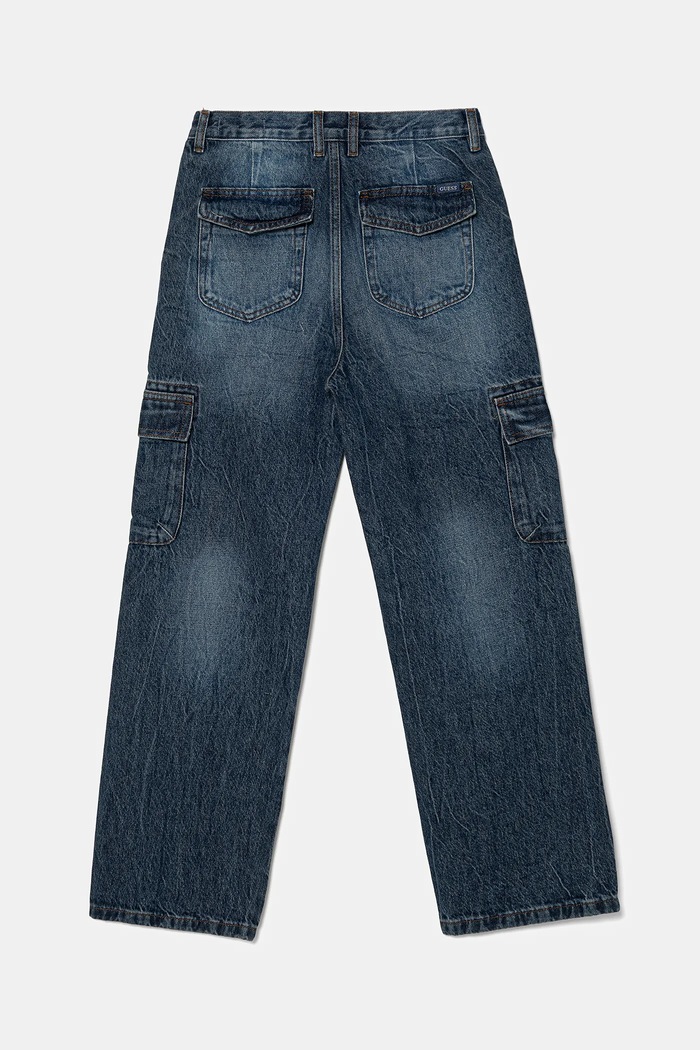Guess jeansy dziecięce L5YA06.D5D70.9BYA niebieski AW25