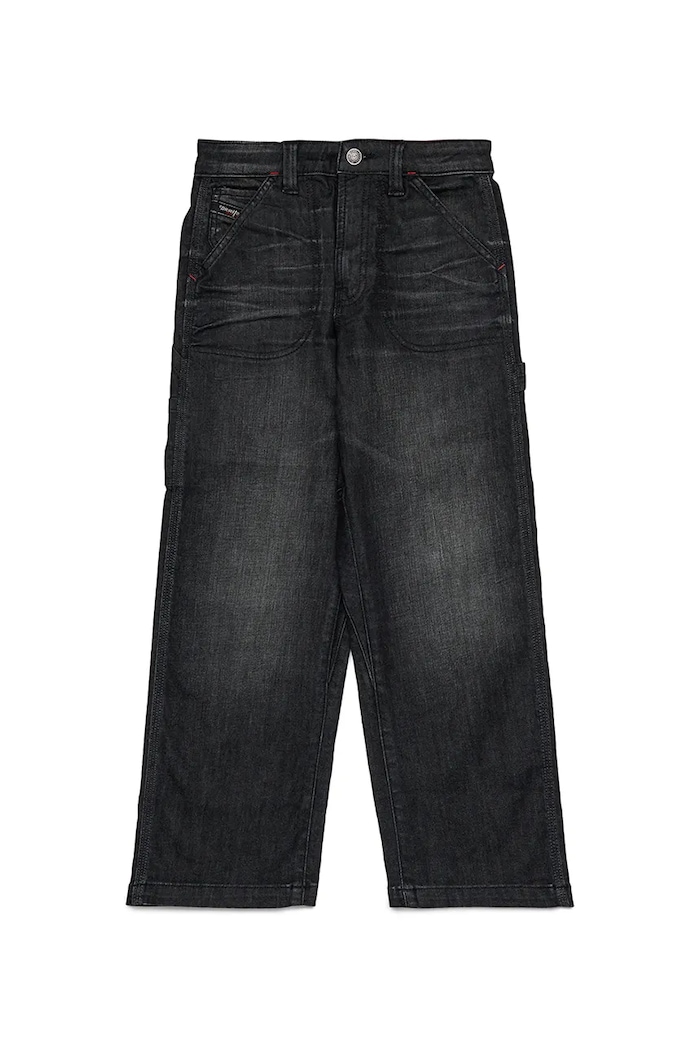 Diesel jeans copii D-BART-J TROUSERS jeans negru J02361