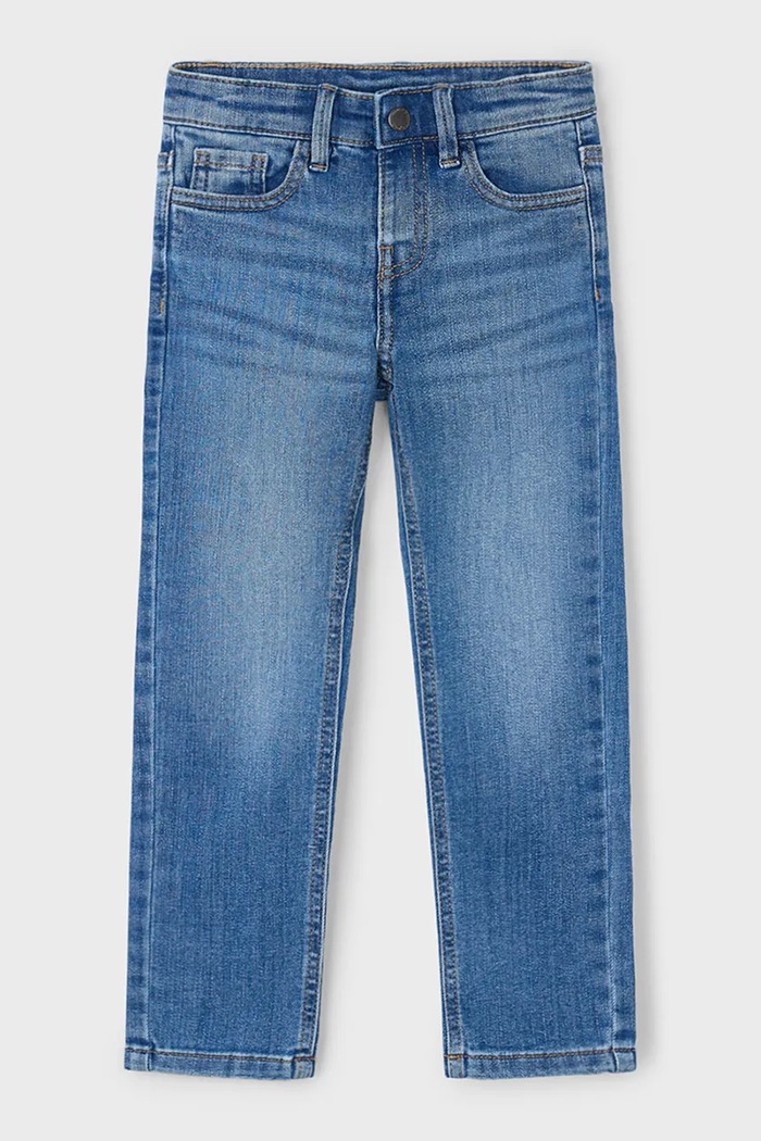 Mayoral Jeans copii jeans slim fit basic 504.5A.Mini.9BYA albastru AW25
