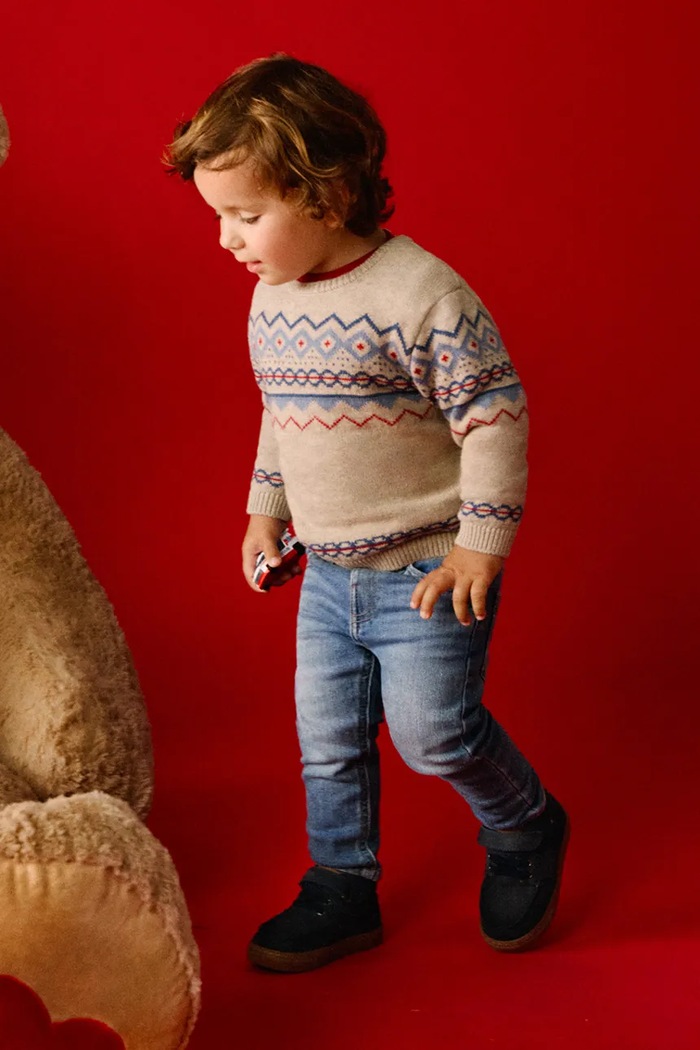 Traperice za bebe Mayoral jeans slim fit basic podesivo plava 510.3B.Baby.9BYA