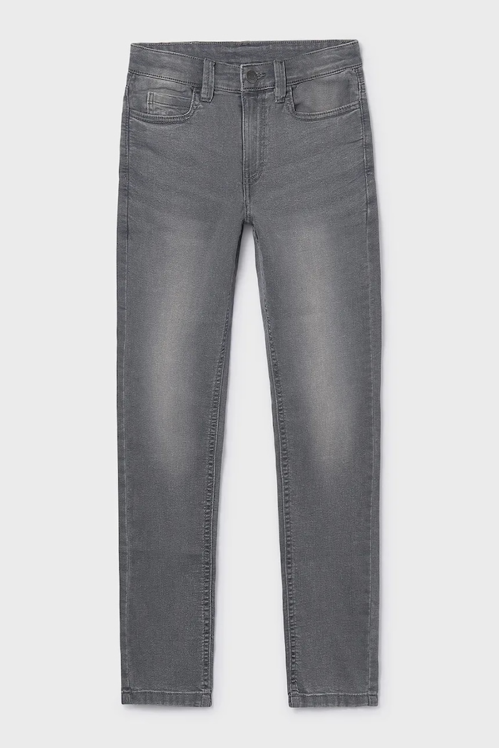 Detské rifle Mayoral jeans slim fit basic rifle sivá 516.7A.Junior.9BYA