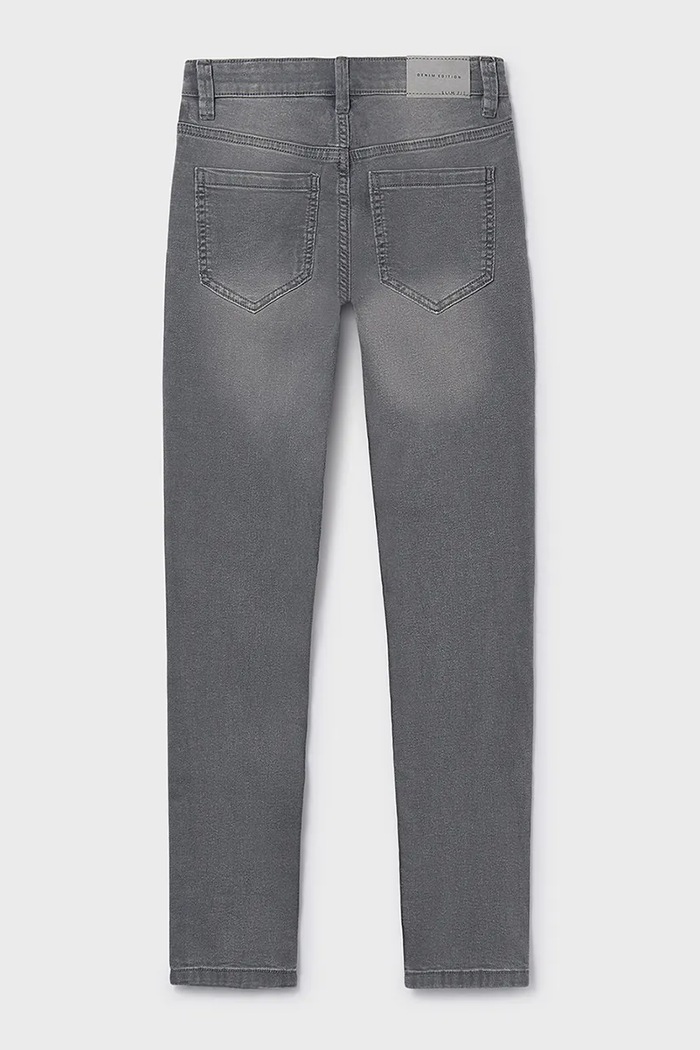 Detské rifle Mayoral jeans slim fit basic 516.7A.Junior.9BYA sivá AW25