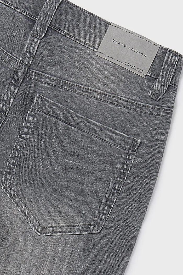 Chlapec Detské rifle Mayoral jeans slim fit basic 516.7A.Junior.9BYA sivá