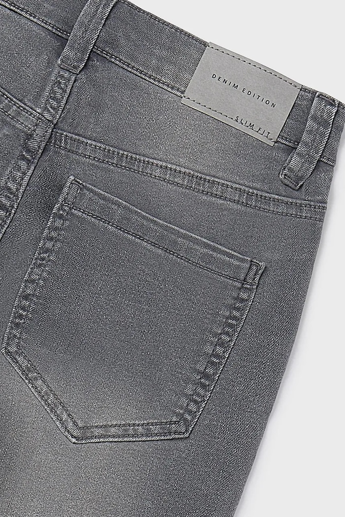 Chlapec Detské rifle Mayoral jeans slim fit basic 516.7A.Junior.9BYA sivá