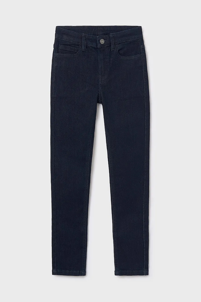 Mayoral jeans copii jeans slim fit basic 516.7A.Junior.9BYA bleumarin AW25