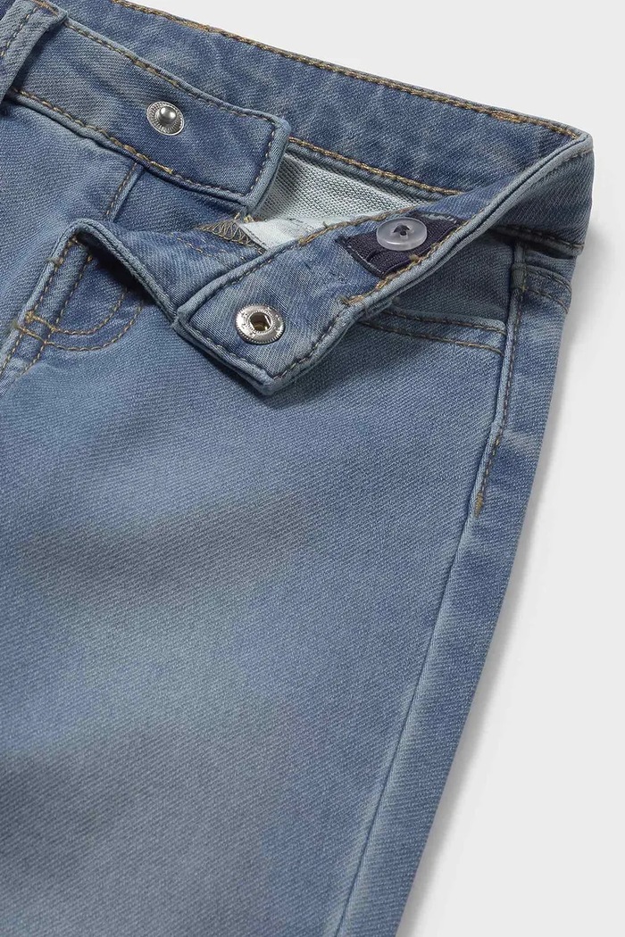Mayoral jeansy niemowlęce soft denim niebieski 2502.3A.Baby.9BYA