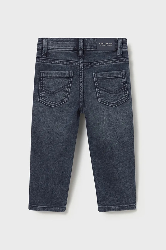 Mayoral Jeans bebeluși soft denim 2502.3A.Baby.9BYA bleumarin AW25