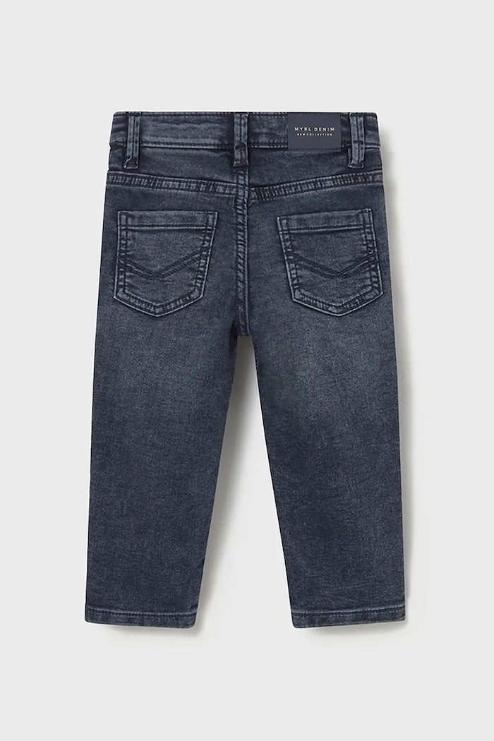 Mayoral Jeans bebeluși soft denim 2502.3A.Baby.9BYA bleumarin AW25