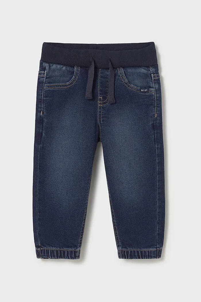Mayoral jeansy dziecięce soft denim jogger 2508.3C.Baby.9BYA niebieski AW25