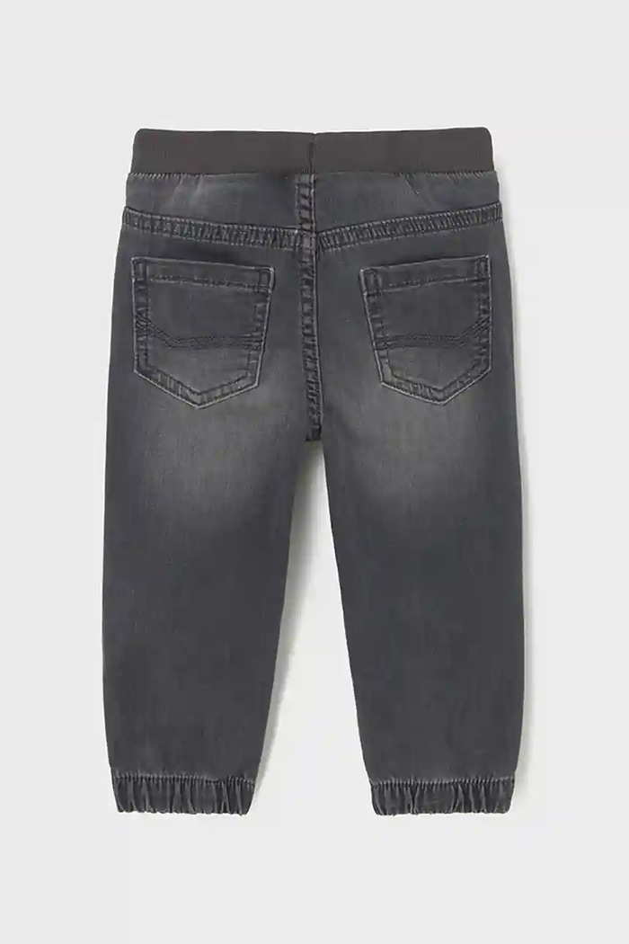Chłopiec Mayoral jeansy dziecięce soft denim jogger 2508.3C.Baby.9BYA czarny