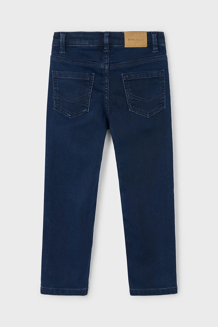 CHLAPEC Dětské rifle Mayoral soft denim 4571.5H.Mini.9BYA modrá