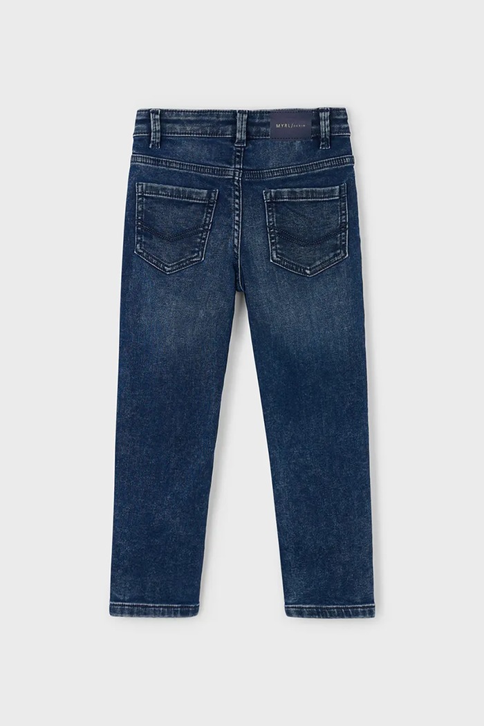 Băieți Mayoral Jeans copii soft denim 4571.5H.Mini.9BYA bleumarin