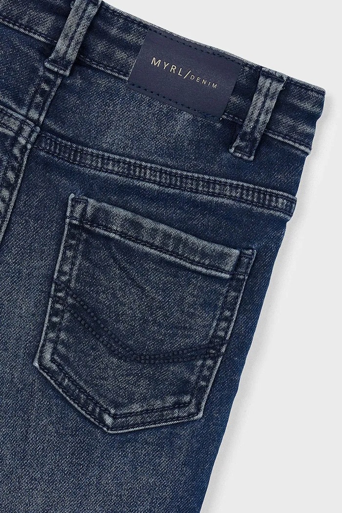 Jeans copii soft denim Mayoral 4571.5H.Mini.9BYA bleumarin
