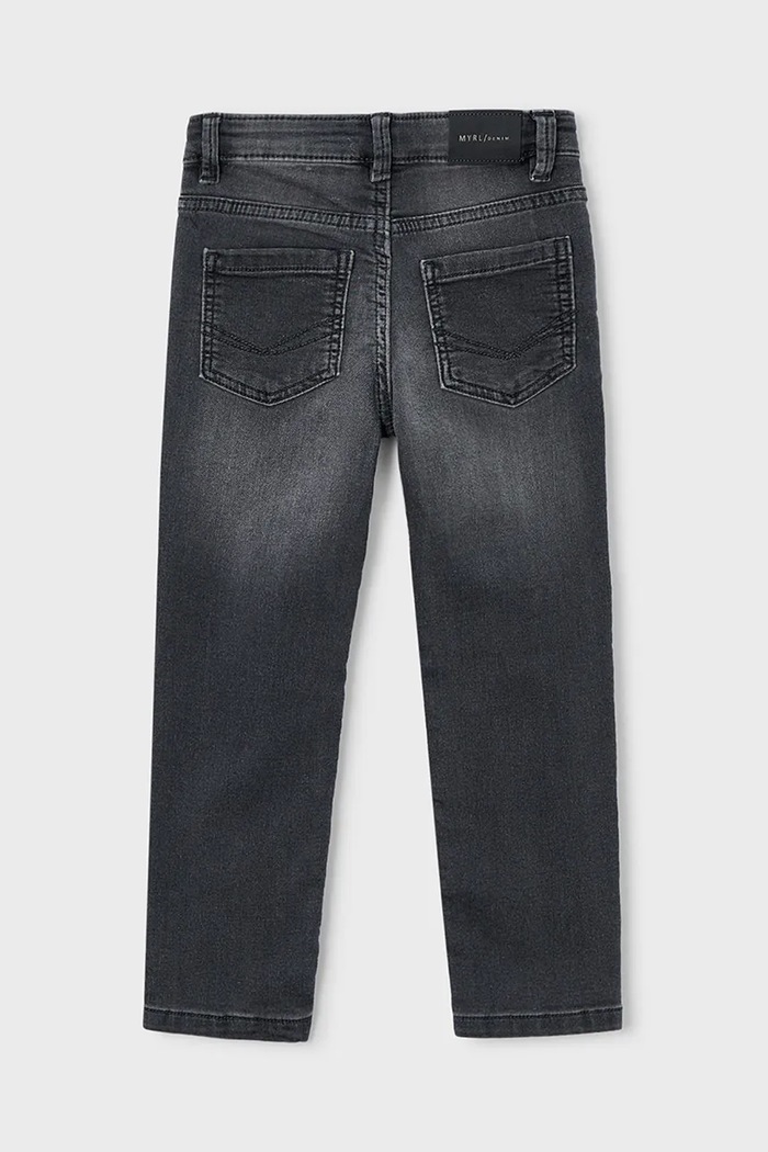 Mayoral jeans copii soft denim 4571.5H.Mini.9BYA gri AW25