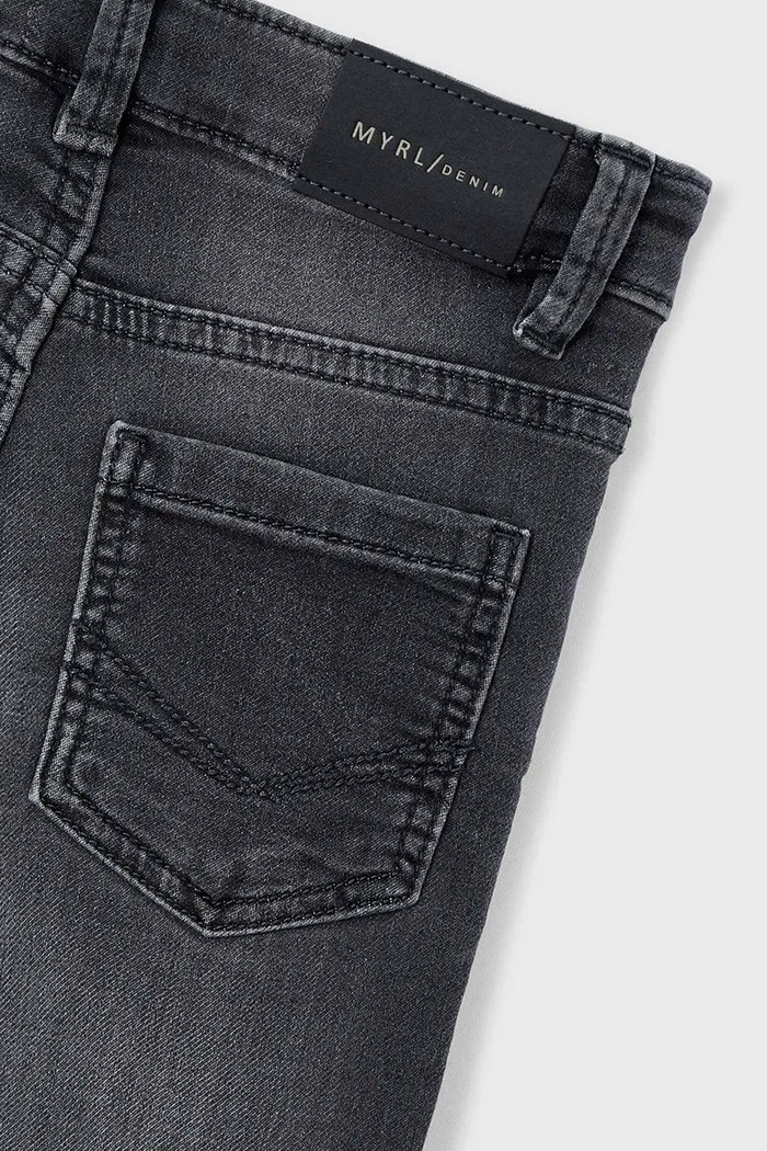 Băieți Mayoral jeans copii soft denim 4571.5H.Mini.9BYA gri