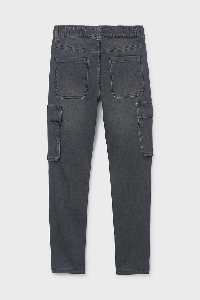 Mayoral gyerek farmer soft denim jogger 7560.7B.Junior.9BYA szürke AW25