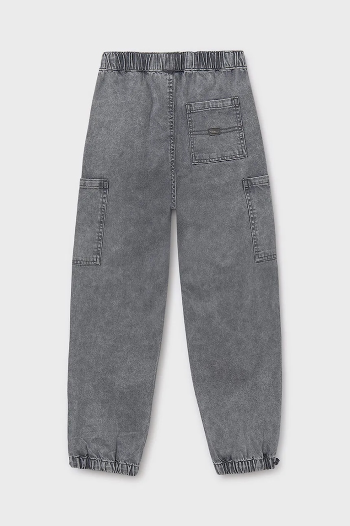 Băieți Mayoral jeans copii denim cargo 7564.7C.Junior.9BYA gri