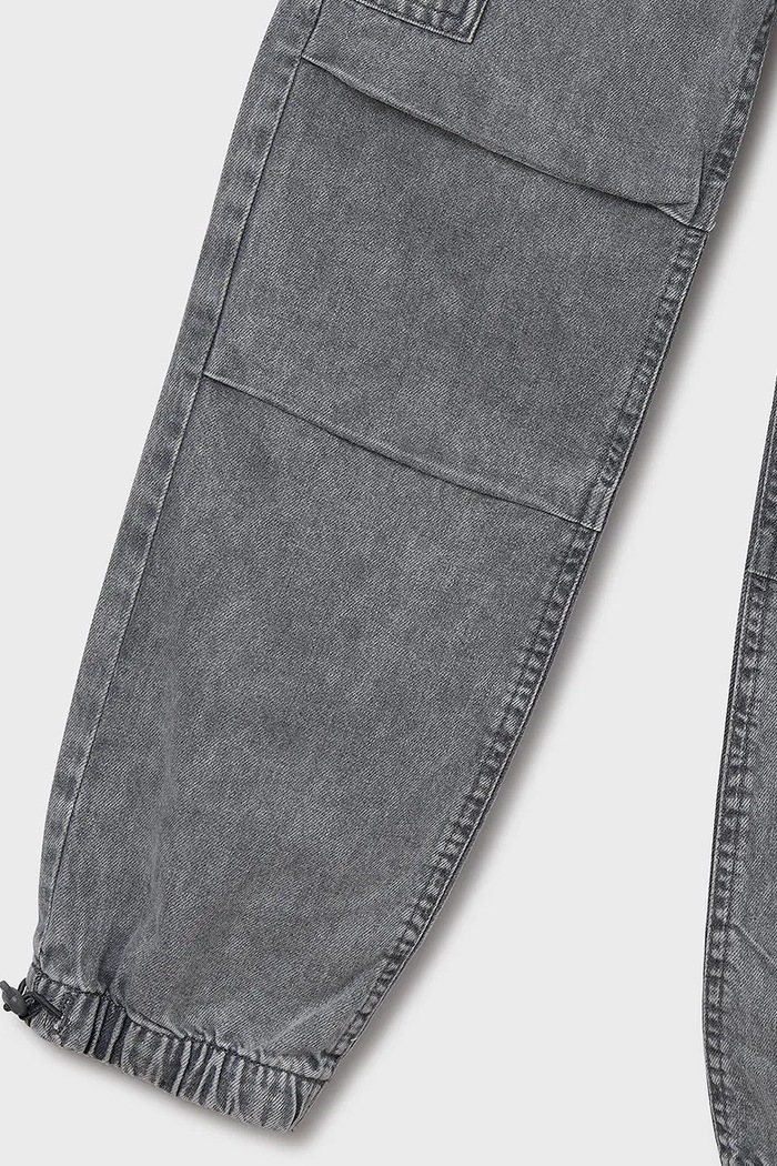 Mayoral jeans copii denim cargo gri 7564.7C.Junior.9BYA